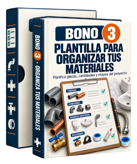 Portada del Bono 3 — Plantilla para organizar tus materiales